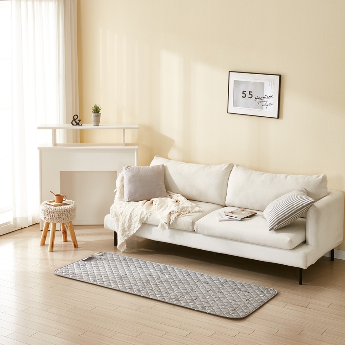 [캠핑덕] EMF 탄소 카본 전기매트 전기장판 라인패턴 미니 50x180 | 데얼스 아웃도어 전문 플랫폼