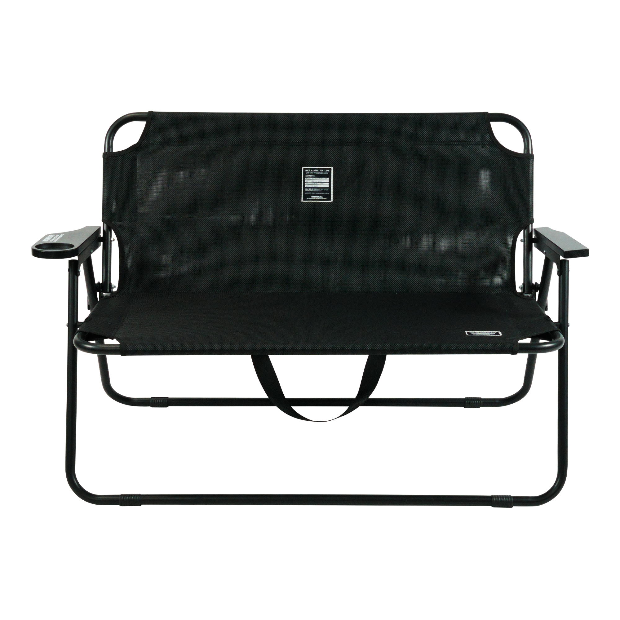 원스위크라이프 Textilene® 메쉬 야외용 폴딩 체어 2인용 | 데얼스 아웃도어 전문 플랫폼