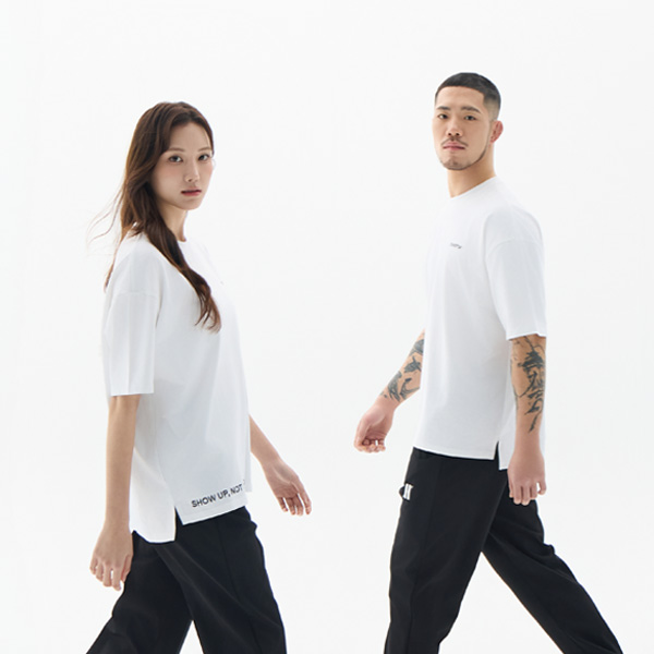 오버셔 라이프 스탠다드 워싱 반팔티 화이트 | 데얼스 아웃도어 전문 플랫폼