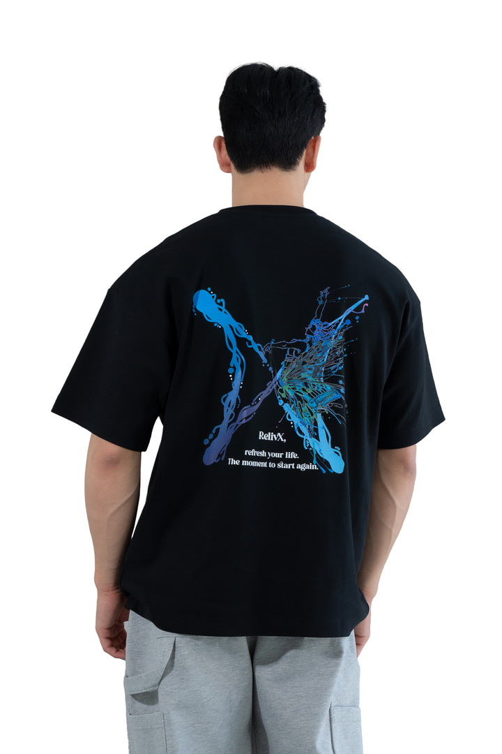 릴릭스 시그니쳐 오버핏 티셔츠 | 데얼스 아웃도어 전문 플랫폼