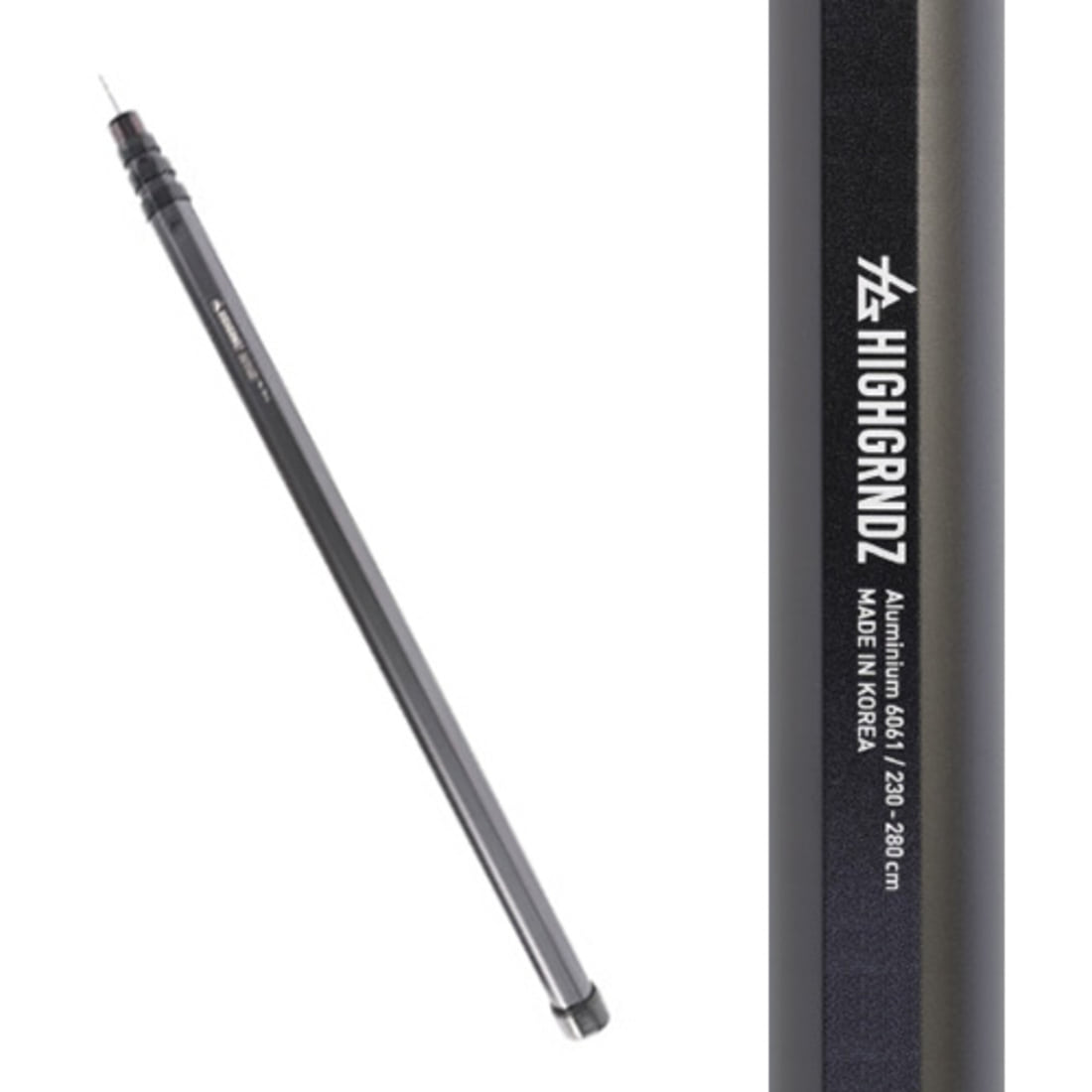 하이그라운즈 캠핑 경량 D형 슬라이드 높이 조절 듀랄루민 타프 메인 사이드 폴대 폴 | 데얼스 아웃도어 전문 플랫폼