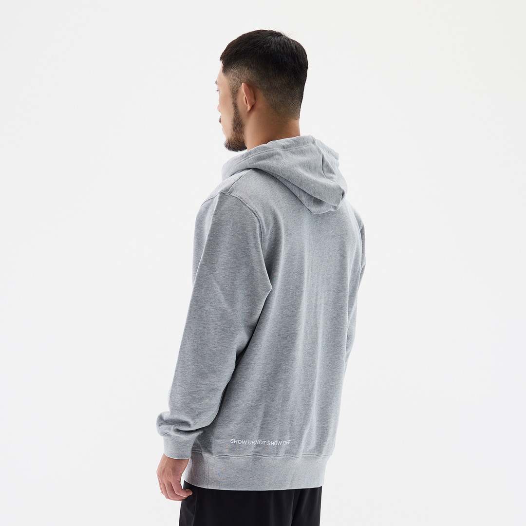 오버셔 라이프 스탠다드 후디 그레이 | 데얼스 아웃도어 전문 플랫폼