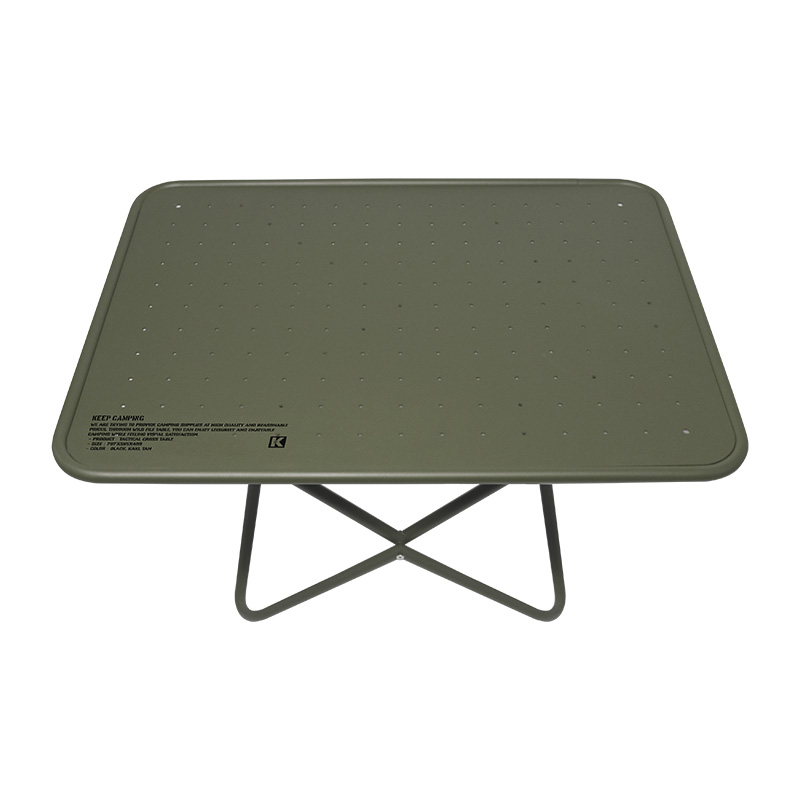 KEEP 택티컬 크로스 접이식 높이 조절 캠핑 테이블 | 데얼스 아웃도어 전문 플랫폼