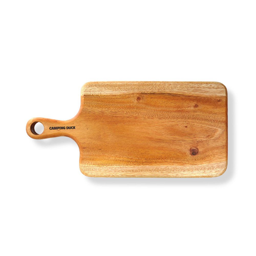 [캠핑덕] 마호가니 우드 도마 플레이팅 보드_사각 베이직 | 데얼스 아웃도어 전문 플랫폼