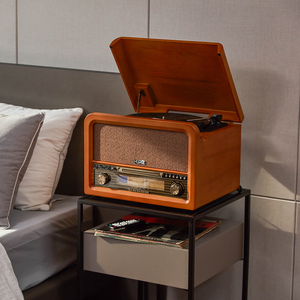 휴라이즈 올인원 사운드 시스템 턴테이블 HR-TS200 | 데얼스 아웃도어 전문 플랫폼