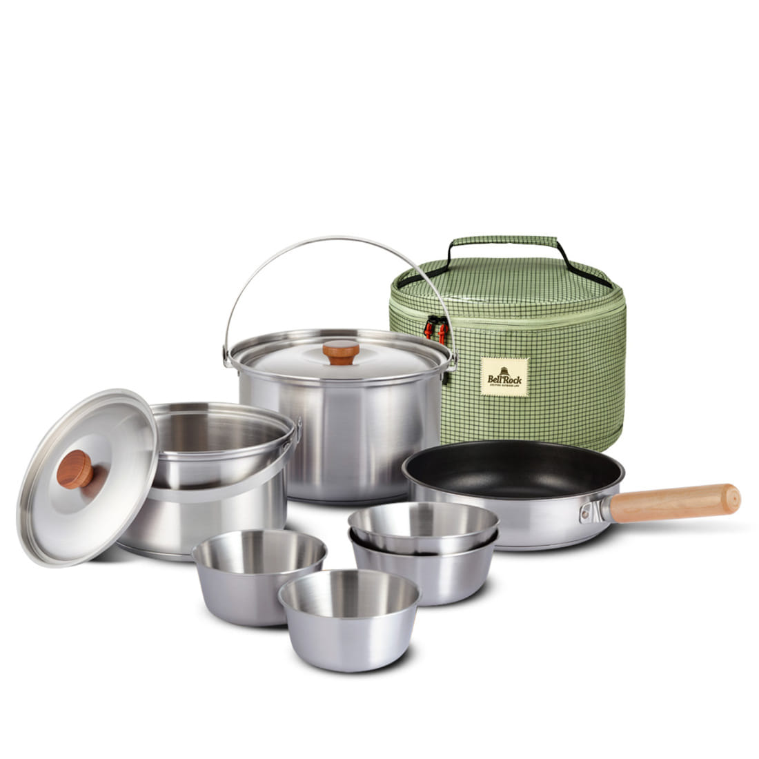 벨락_S9 코펠 세트(코팅팬구성) /바닥3중/캠핑전용 | 데얼스 아웃도어 전문 플랫폼