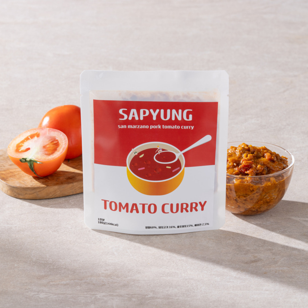 [맛보기] 산마르자노 토마토 저수분 카레 180g X 2팩 | 데얼스 아웃도어 전문 플랫폼