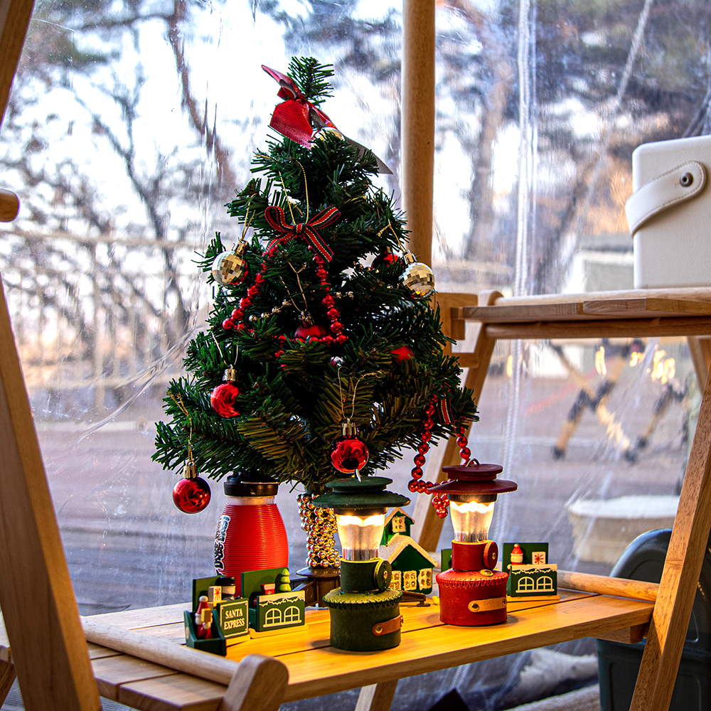 [캠핑덕] 골제로 랜턴 천연 가죽 쉐이드 커버 크리스마스 조명 콜맨 가스랜턴 에디션 | 데얼스 아웃도어 전문 플랫폼