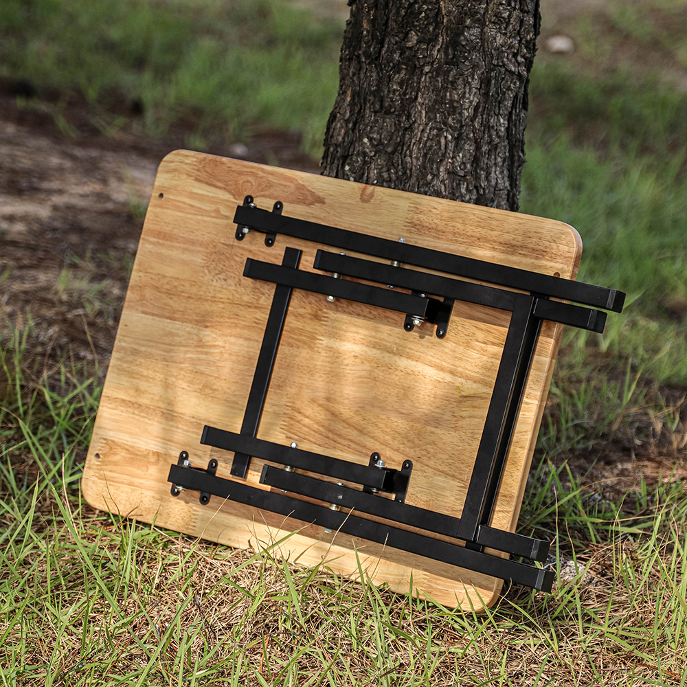[캠핑덕]  원액션 러버우드 사이드 테이블 | 데얼스 아웃도어 전문 플랫폼