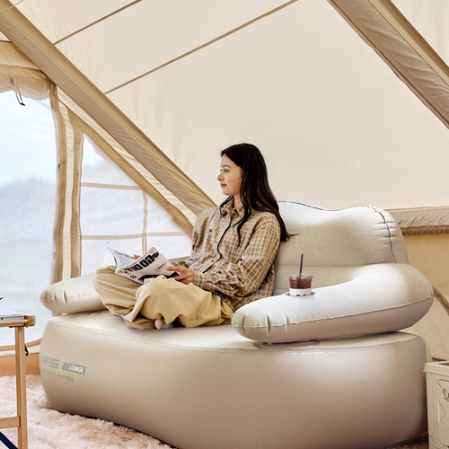 제백 에어리스 라운지 소파 캠핑 에어매트 풀세트 | 데얼스 아웃도어 전문 플랫폼