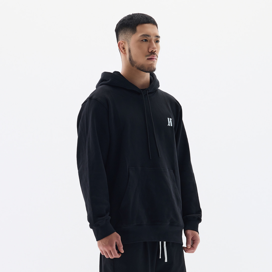 오버셔 라이프 스탠다드 후디 블랙 | 데얼스 아웃도어 전문 플랫폼