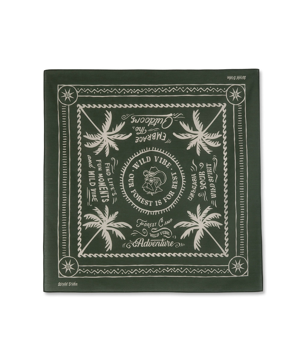 와일드바이브 반다나_Bandana (Khaki l Orange) | 데얼스 아웃도어 전문 플랫폼