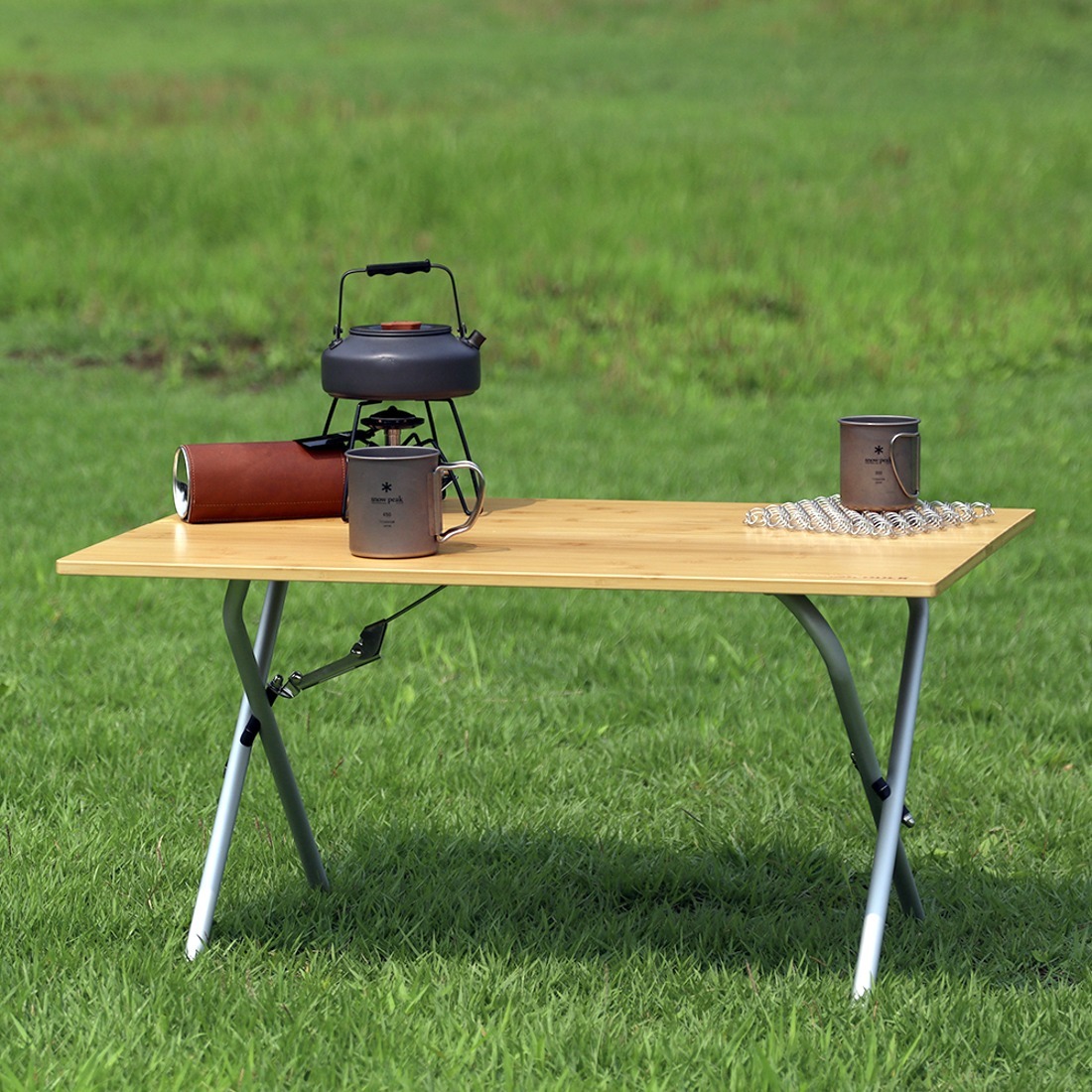 [캠핑덕]  원액션 뱀부 테이블 캠핑 | 데얼스 아웃도어 전문 플랫폼