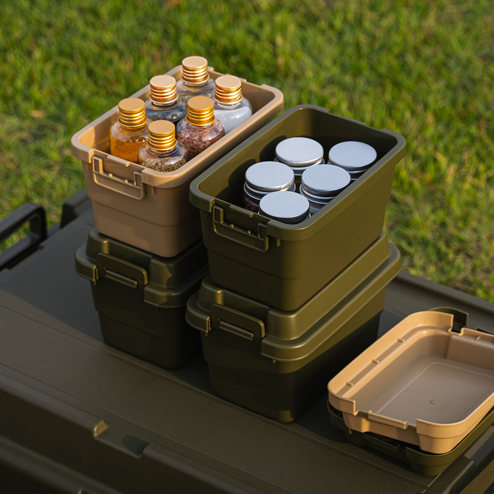 [캠핑덕] 벨레 미니 카고박스 스토리지박스 양념통 약통 정리함 수납박스 | 데얼스 아웃도어 전문 플랫폼