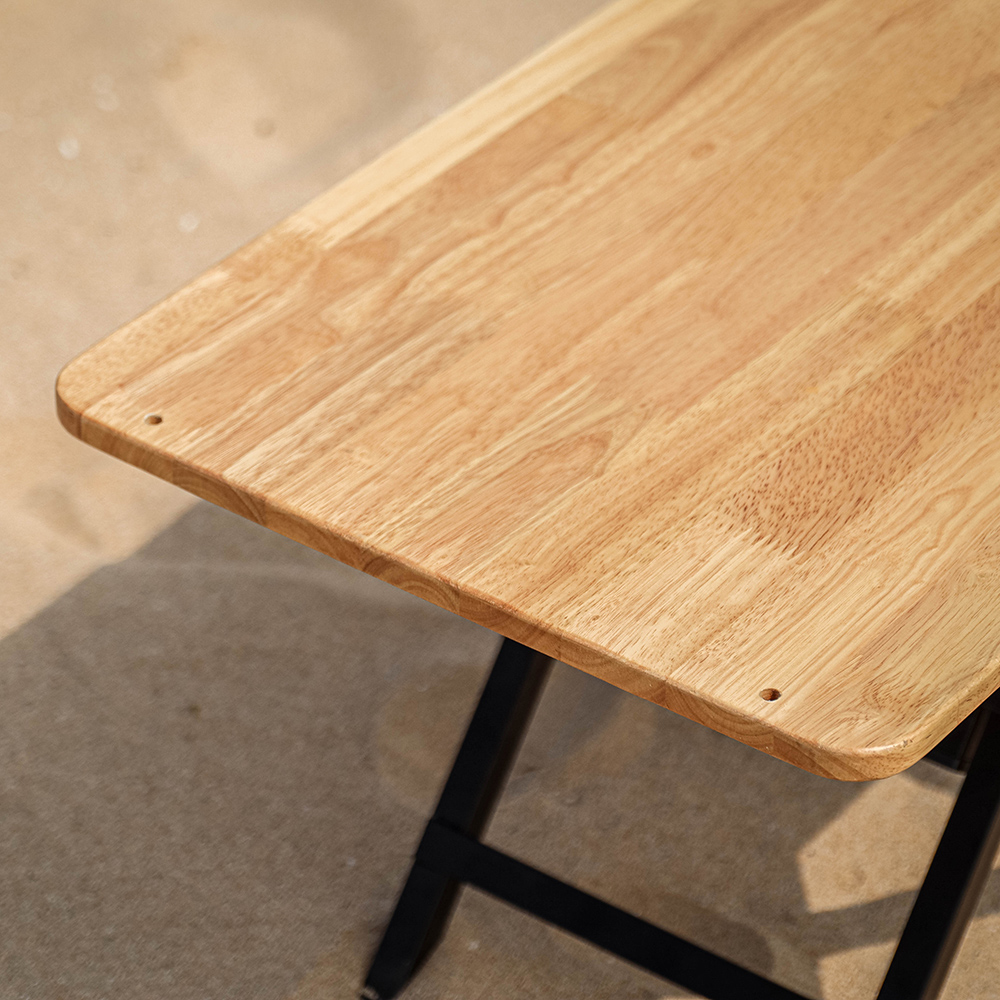 [캠핑덕]  원액션 러버우드 사이드 테이블 | 데얼스 아웃도어 전문 플랫폼