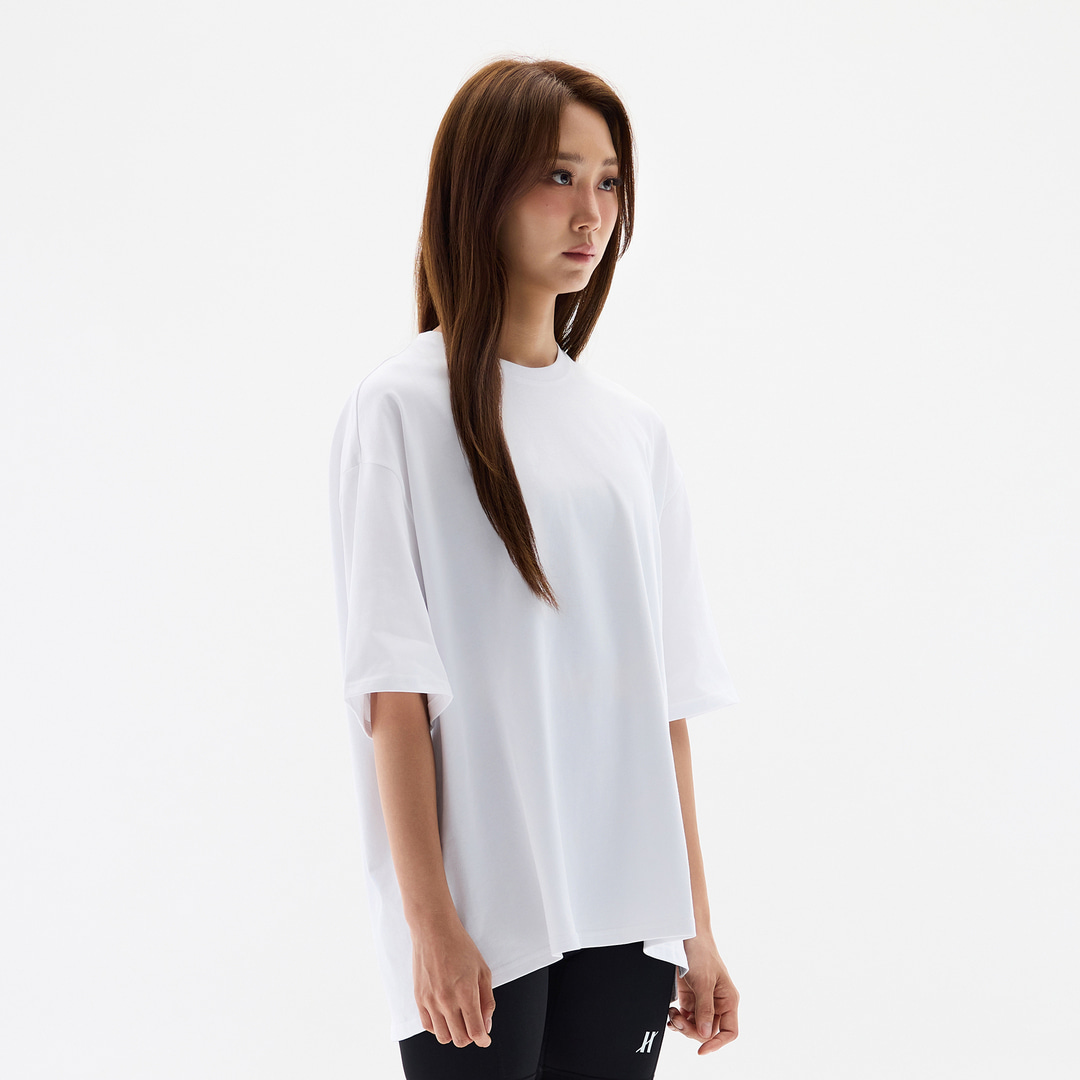 오버셔 라이프 스마일 반팔티 화이트 | 데얼스 아웃도어 전문 플랫폼