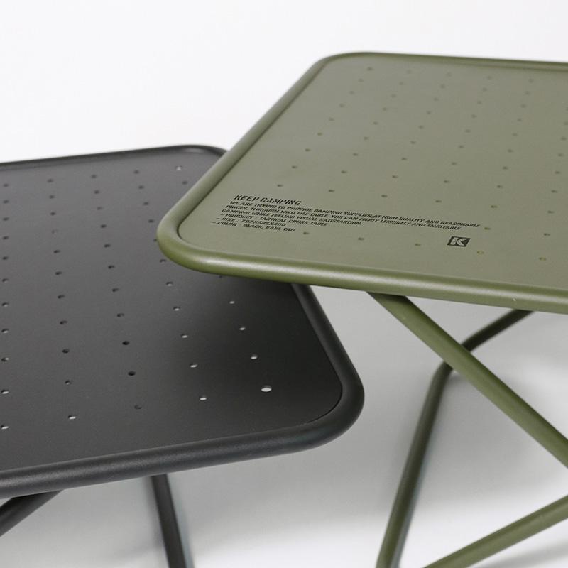 KEEP 택티컬 크로스 접이식 높이 조절 캠핑 테이블 | 데얼스 아웃도어 전문 플랫폼