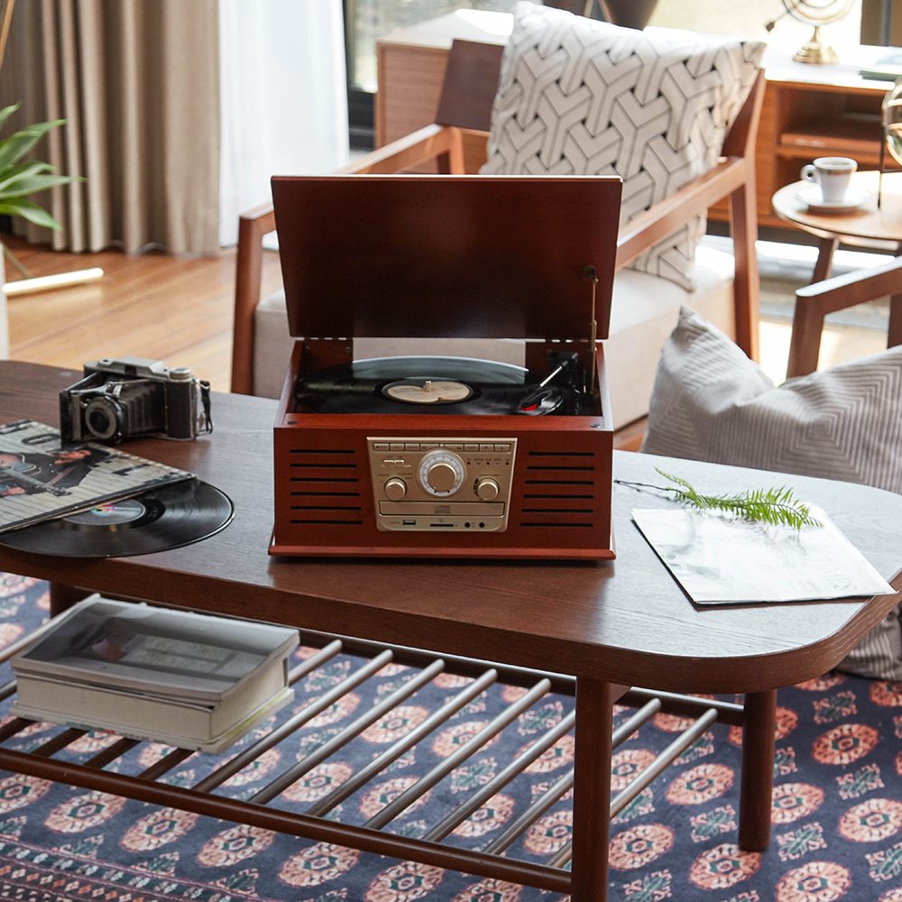 휴라이즈 올인원 사운드 시스템 턴테이블 HR-TS100 | 데얼스 아웃도어 전문 플랫폼