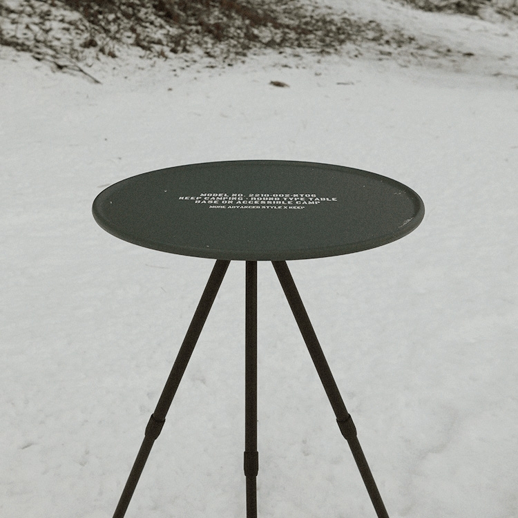 KEEP 높이조절 라운드 사이드 테이블 | 데얼스 아웃도어 전문 플랫폼