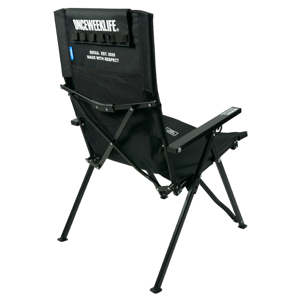 원스위크라이프 캠핑 각도조절 릴렉스 체어 OCH0251 BLACK | 데얼스 아웃도어 전문 플랫폼