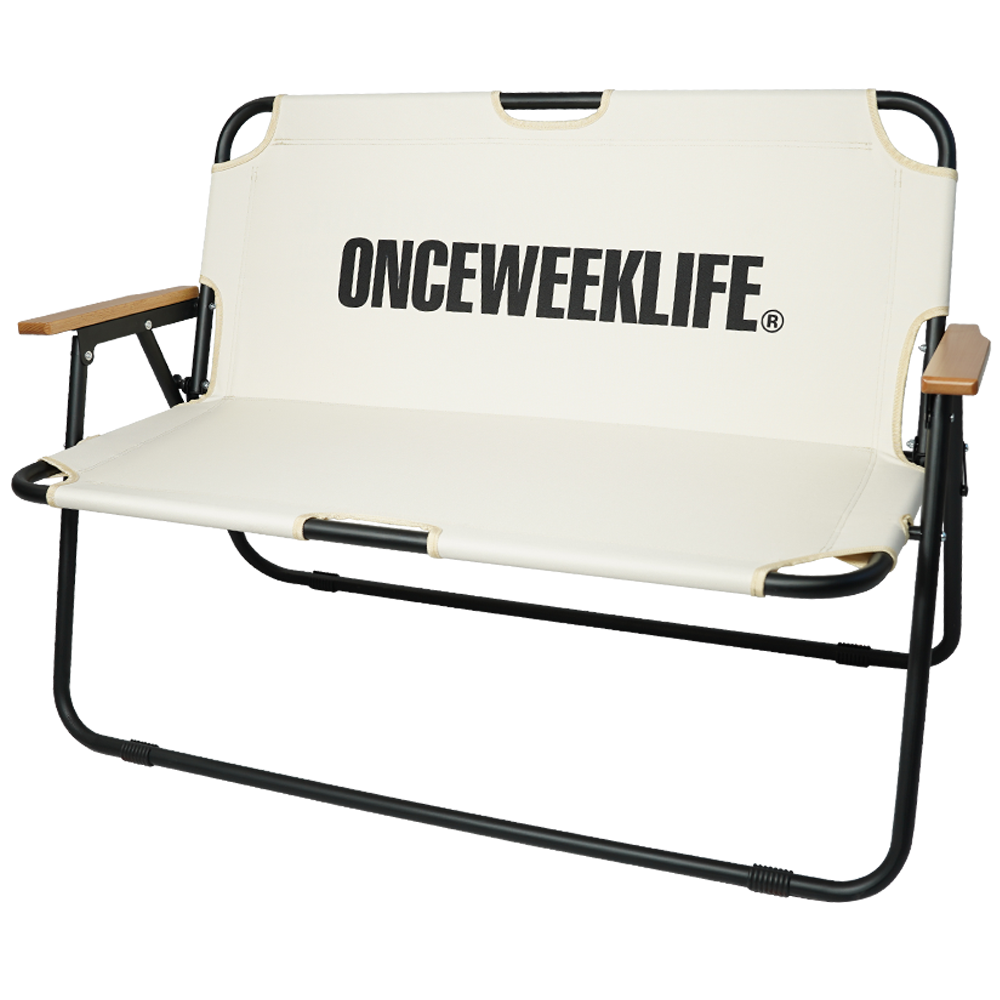 원스위크라이프 2인용 캠핑 의자 벤치 OCH0211 IVORY | 데얼스 아웃도어 전문 플랫폼