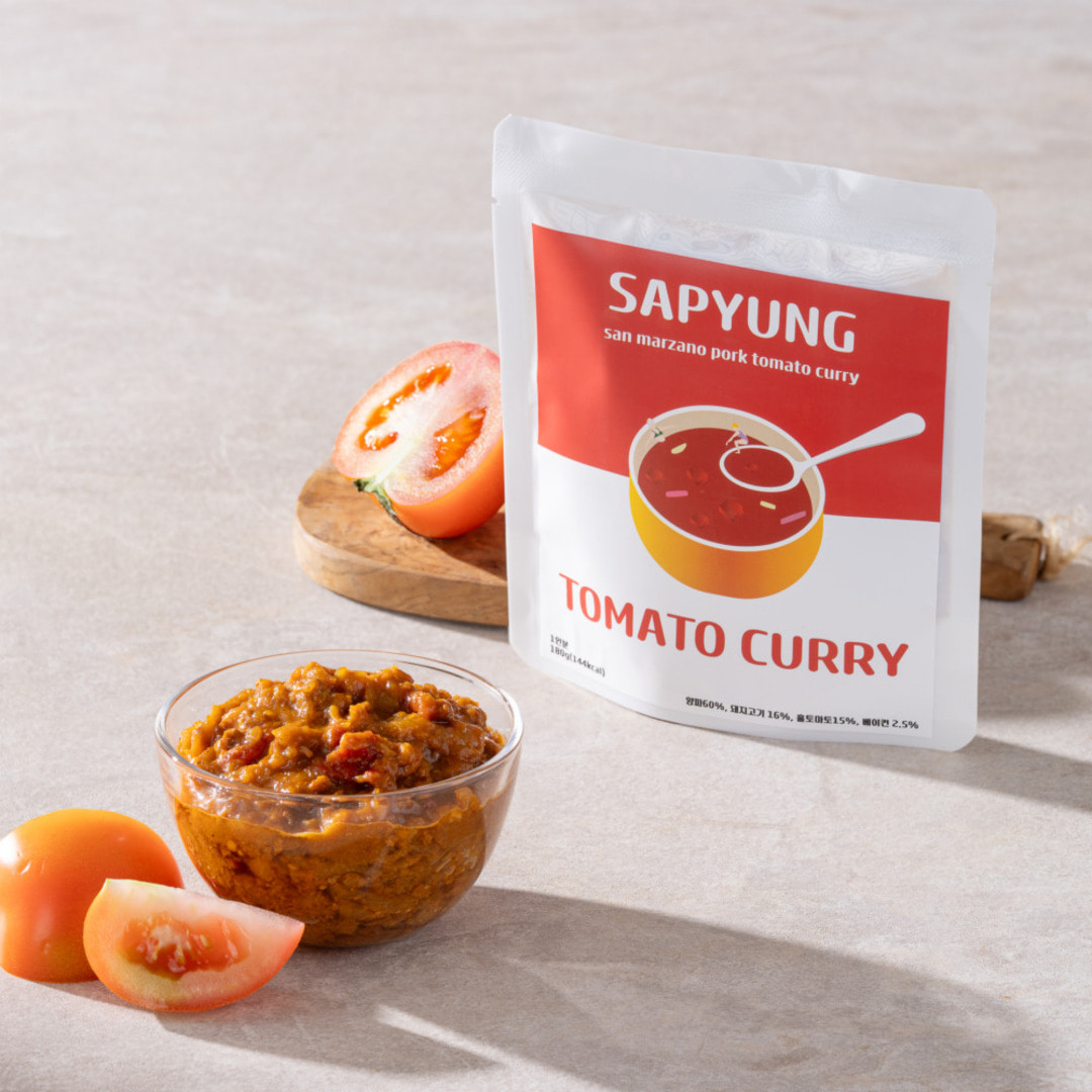 [맛보기] 산마르자노 토마토 저수분 카레 180g X 2팩 | 데얼스 아웃도어 전문 플랫폼