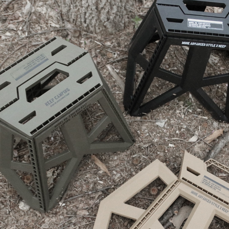 KEEP 원터치 폴딩 스툴 | 데얼스 아웃도어 전문 플랫폼