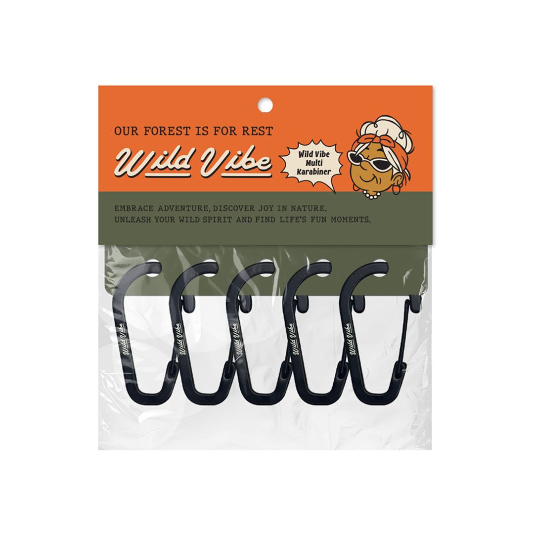 [와일드바이브] 카라비너 5개입_Karabiner 5ea | 데얼스 아웃도어 전문 플랫폼