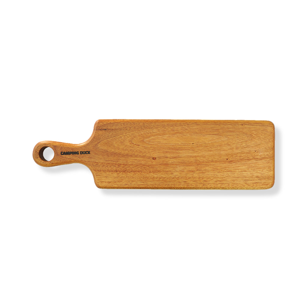 [캠핑덕] 마호가니 우드 도마 플레이팅 보드_롱 슬림 | 데얼스 아웃도어 전문 플랫폼