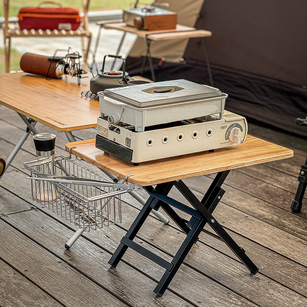 [캠핑덕]  원액션 러버우드 사이드 테이블 | 데얼스 아웃도어 전문 플랫폼