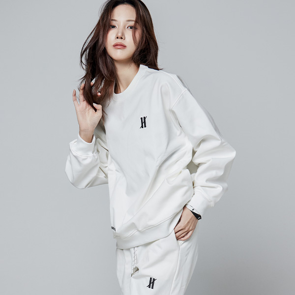 오버셔 기능성 기모 웜업 9부 하의 화이트 (남녀공용) | 데얼스 아웃도어 전문 플랫폼