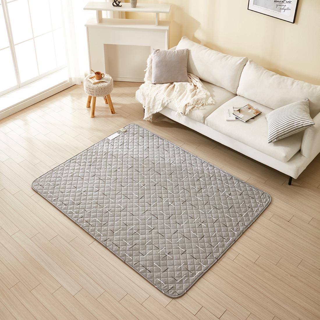 [캠핑덕] EMF 탄소 카본 전기매트 전기장판 라인패턴 대형 140x180 | 데얼스 아웃도어 전문 플랫폼