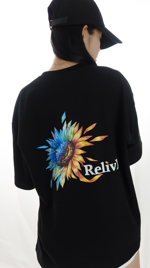 릴릭스 썬플라워 오버핏 티셔츠 | 데얼스 아웃도어 전문 플랫폼