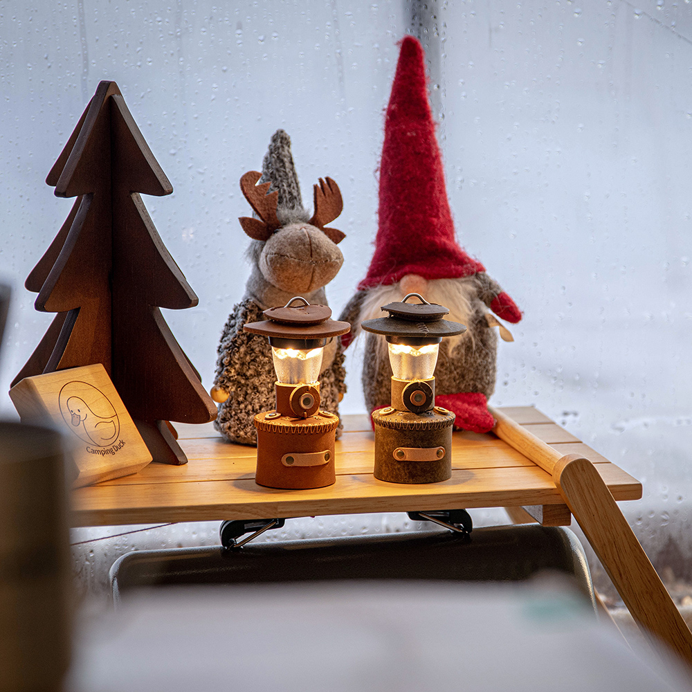 [캠핑덕] 골제로 랜턴 천연 가죽 쉐이드 커버 위스키 콜맨 가스랜턴 에디션 | 데얼스 아웃도어 전문 플랫폼