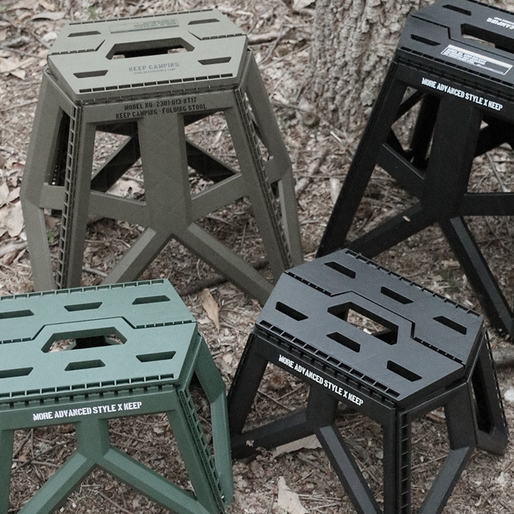 KEEP 원터치 폴딩 스툴 | 데얼스 아웃도어 전문 플랫폼