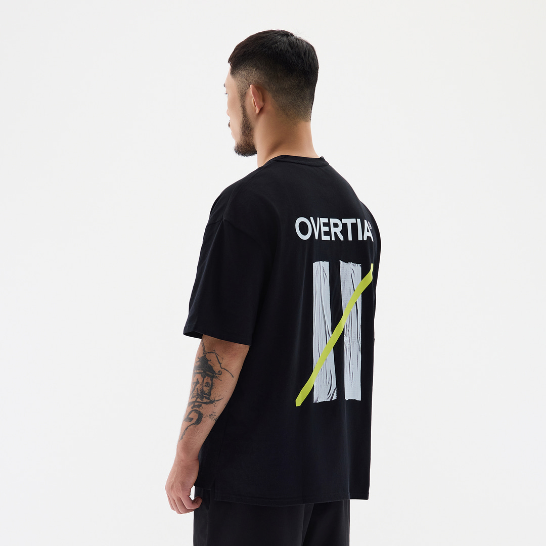 오버셔 라이프 시그니처 반팔티 블랙 | 데얼스 아웃도어 전문 플랫폼