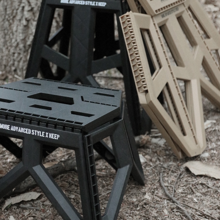 KEEP 원터치 폴딩 스툴 | 데얼스 아웃도어 전문 플랫폼