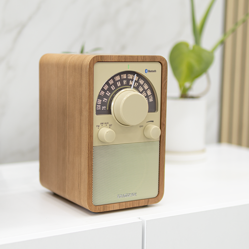 [정식수입] 산진 블루투스 라디오 스피커 WR-15 미니 우드 감성 레트로 | 데얼스 아웃도어 전문 플랫폼