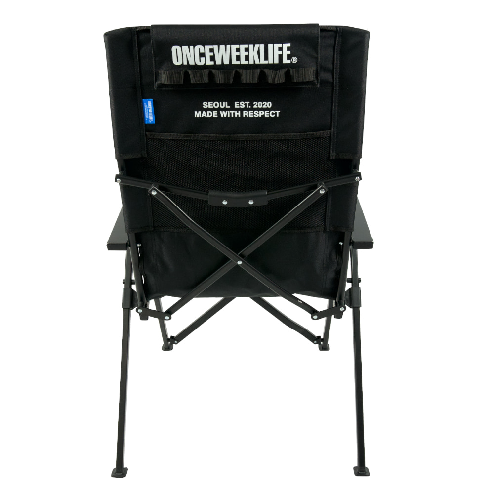 원스위크라이프 캠핑 각도조절 릴렉스 체어 OCH0251 BLACK | 데얼스 아웃도어 전문 플랫폼