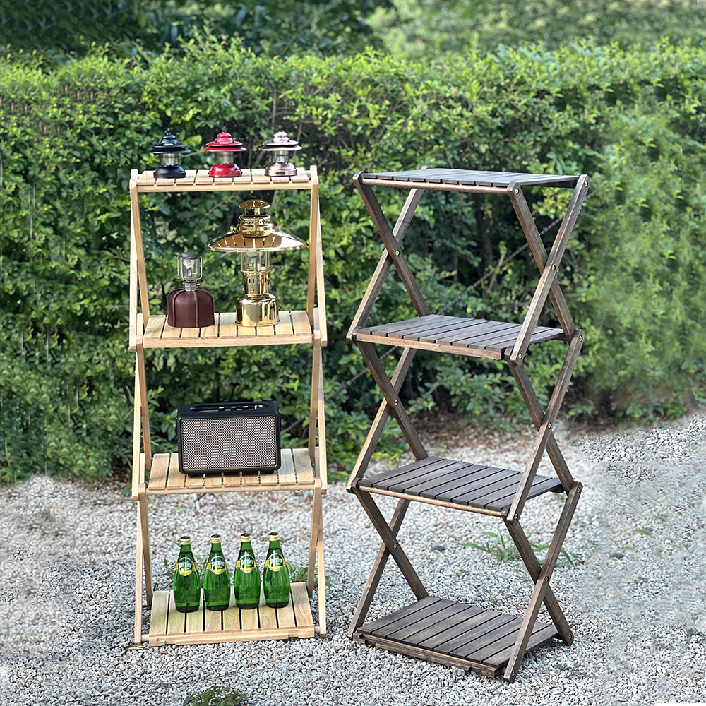 [캠핑덕] 접이식 우드 원버너 멀티 테이블 | 데얼스 아웃도어 전문 플랫폼