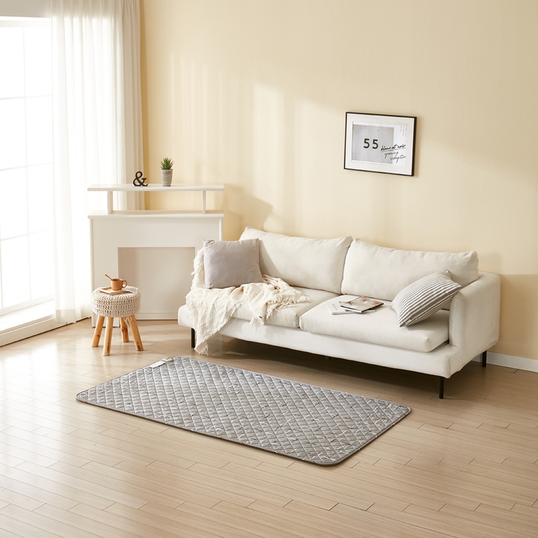 [캠핑덕] EMF 탄소 카본 전기매트 전기장판 라인패턴 중형 100x180 | 데얼스 아웃도어 전문 플랫폼