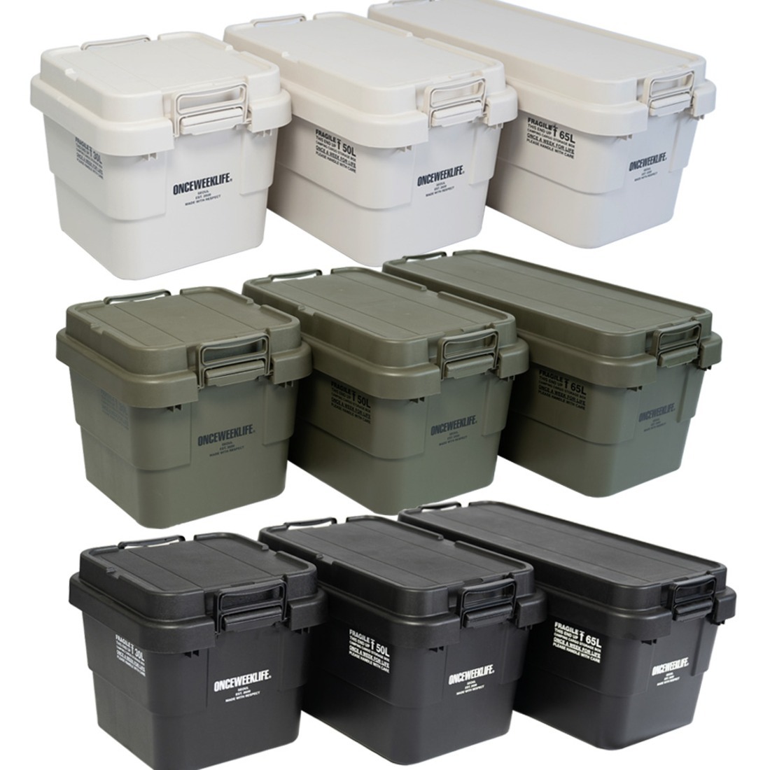 원스위크라이프 캠핑 수납 스태킹 카고 박스 OBX0189 | 데얼스 아웃도어 전문 플랫폼