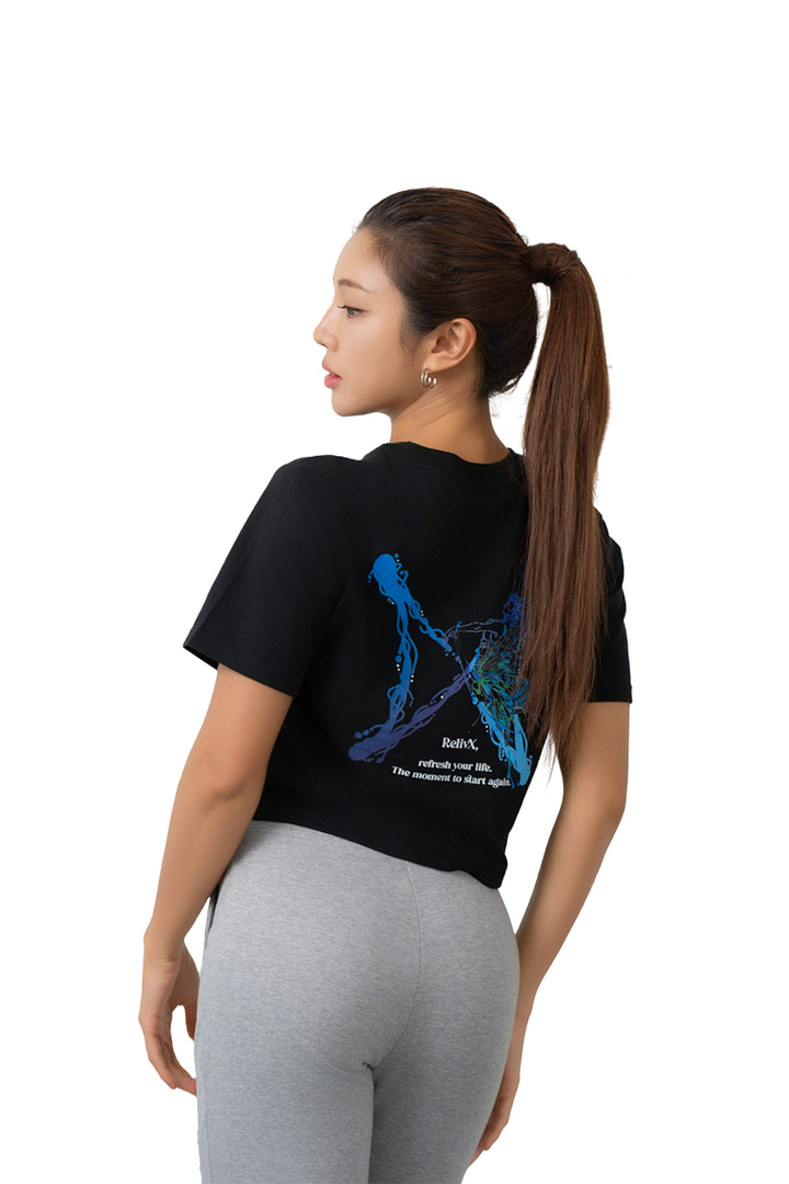 릴릭스 시그니쳐 크롭 반팔티 | 데얼스 아웃도어 전문 플랫폼