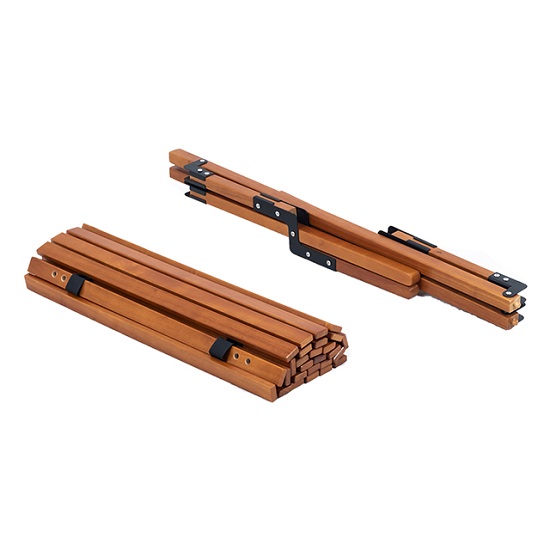 [캠핑덕] 우드롤테이블 대형-브라운 | 데얼스 아웃도어 전문 플랫폼