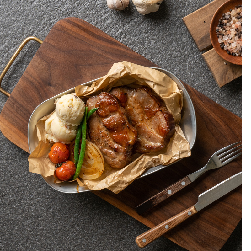 특허 드라이에이징 숙성의달인 목살 스테이크 300g | 데얼스 아웃도어 전문 플랫폼