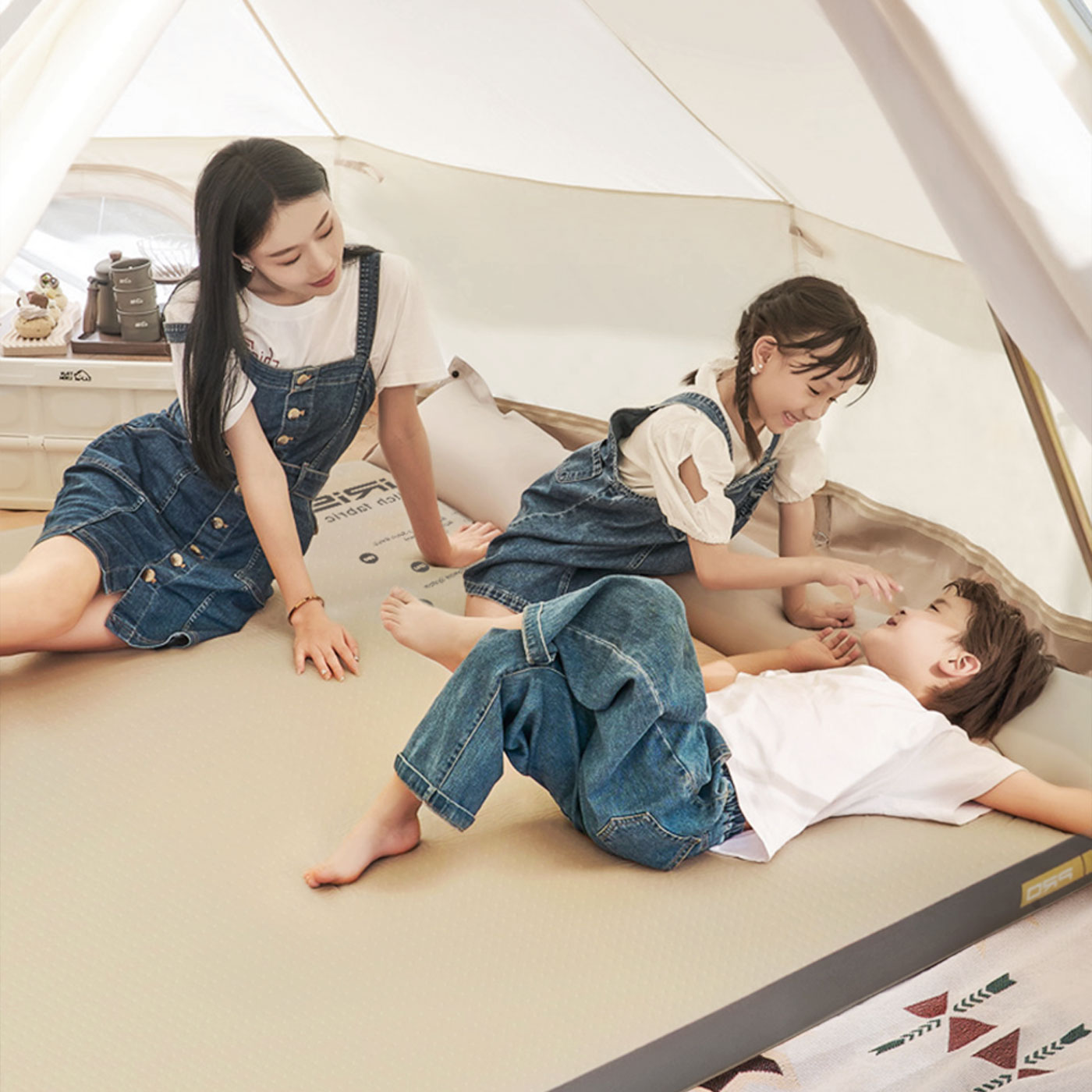 제백 에어리스 프로 캠핑 에어매트 풀세트 | 데얼스 아웃도어 전문 플랫폼