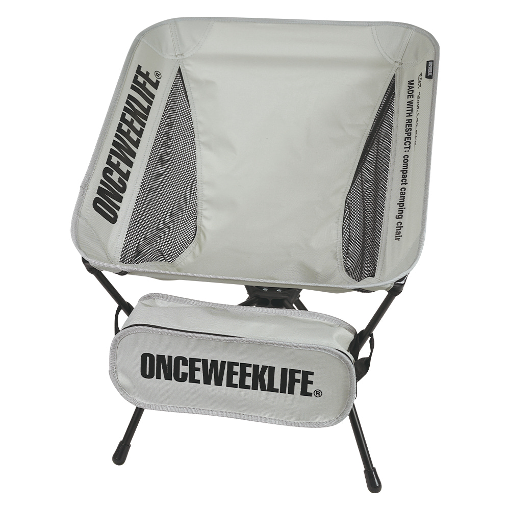 원스위크라이프 휴대용 백패킹 경량 체어 OCH0268 IVORY | 데얼스 아웃도어 전문 플랫폼
