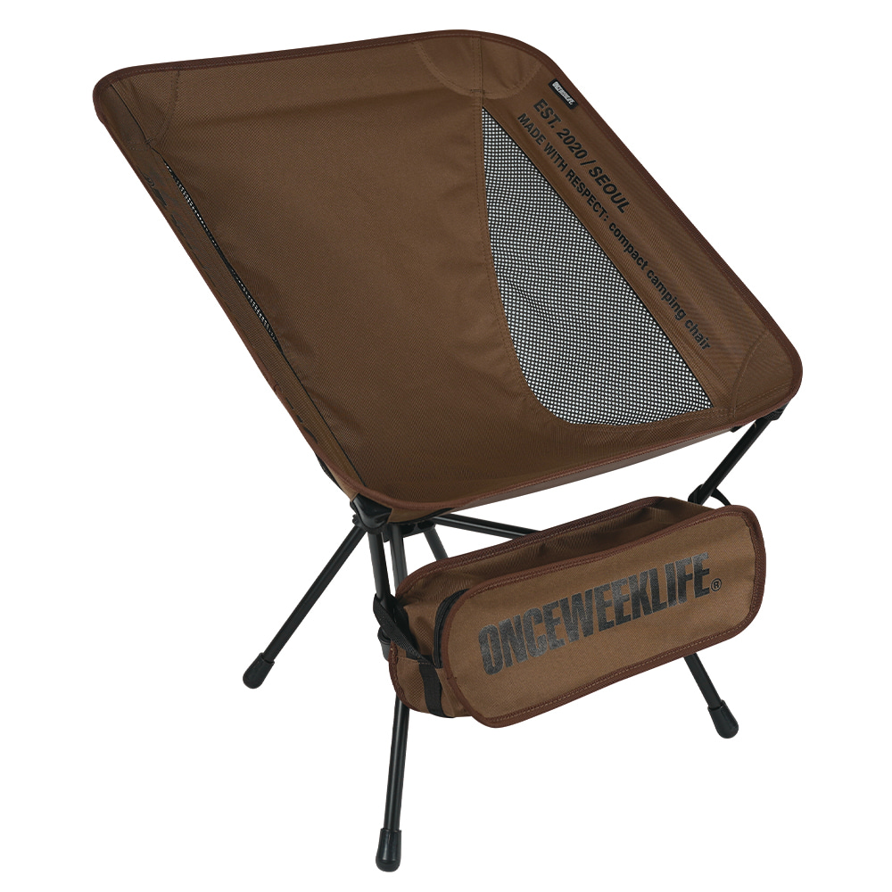 원스위크라이프 휴대용 백패킹 경량 체어 OCH0268 BROWN | 데얼스 아웃도어 전문 플랫폼