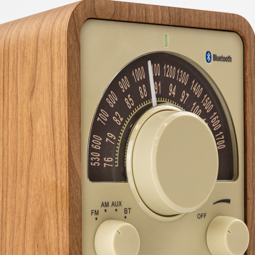 [정식수입] 산진 블루투스 라디오 스피커 WR-15 미니 우드 감성 레트로 | 데얼스 아웃도어 전문 플랫폼