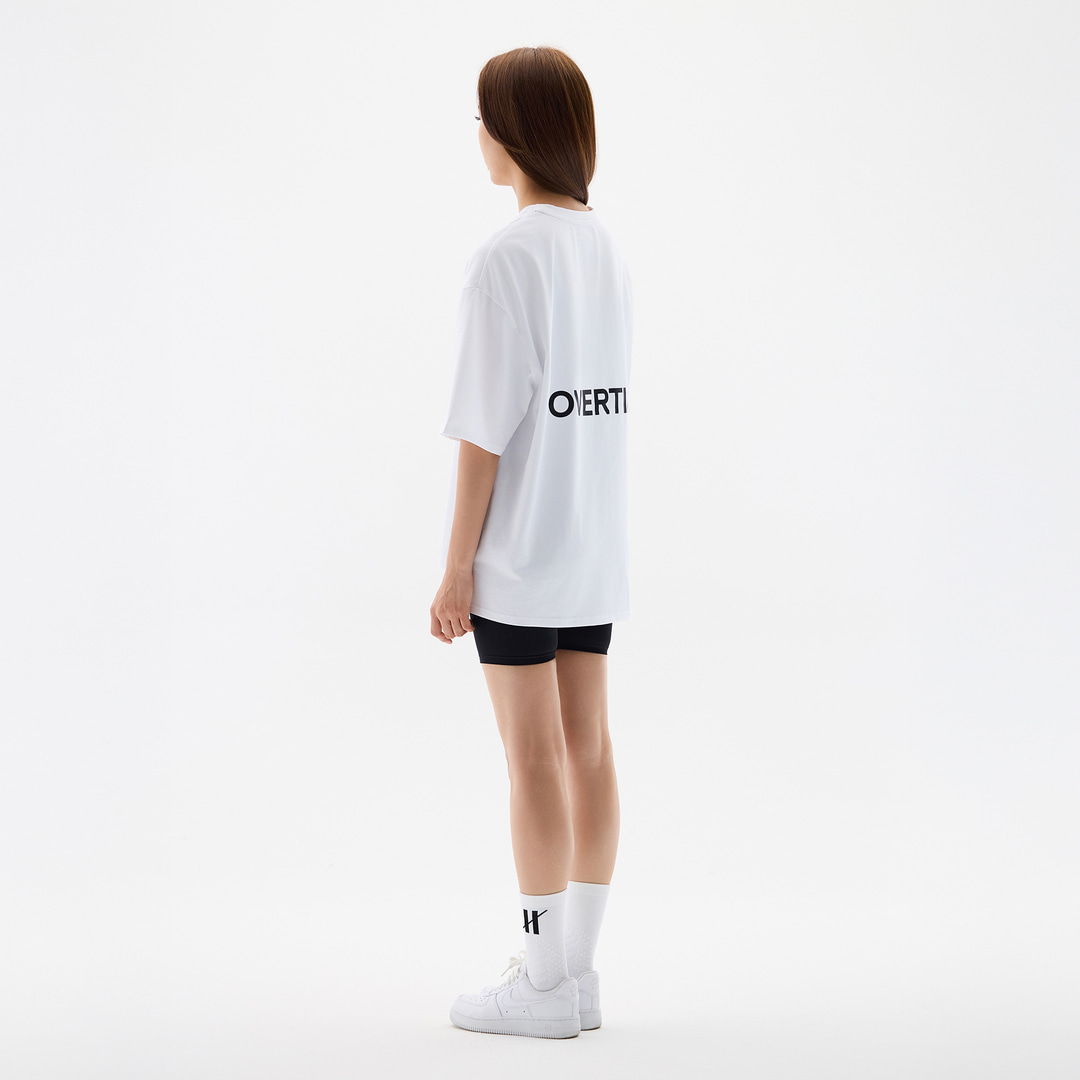 오버셔 라이프 스마일 반팔티 화이트 | 데얼스 아웃도어 전문 플랫폼